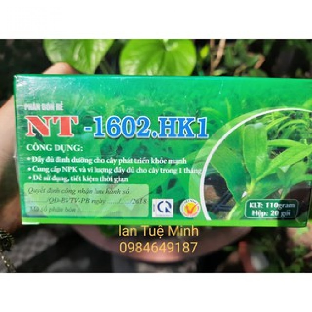 Phân Tan Chậm Túi Lọc 1602 HK1 Hộp 20 Gói