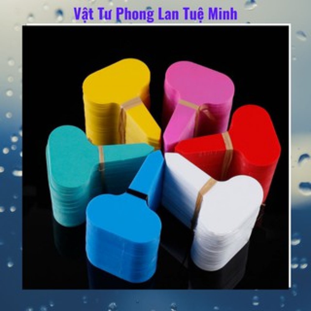 Set 100 Thẻ Cắm Loại Nhựa Mềm Ghi Tên, Đánh Dấu Thông Tin Cây Cảnh, Phong Lan 