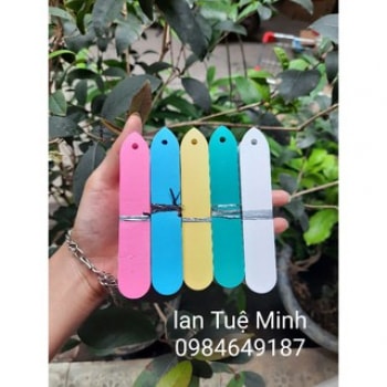 Set 100 Thẻ Treo Loại Nhựa Mềm Ghi Tên, Đánh Dấu Thông Tin Cây Cảnh, Phong Lan 