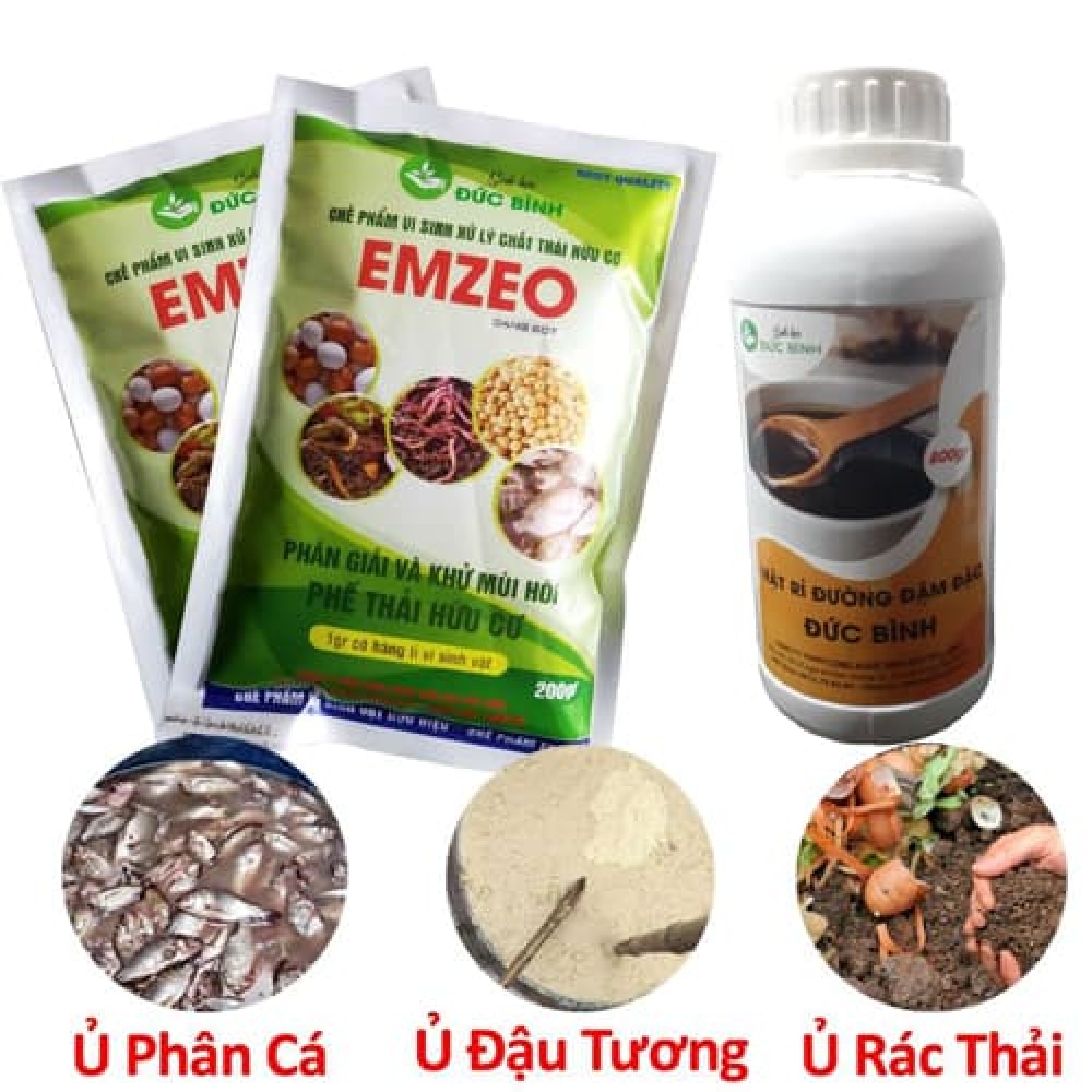 Chế Phẩm Vi Sinh Xử LÝ Phế Thải Hữu Cơ Emzeo