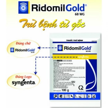 Ridomil Gold 68WG Trị Thối Nhũn Nấm 100g